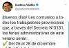 El gobernador Gustavo Valdés anunció las fechas de las ferias administrativas provincial