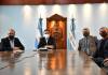 Valdés firmó un convenio con Nación para obras hídricas y de saneamiento en toda la provincia