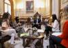 Funcionarias provinciales presentaron proyectos sobre políticas con perspectiva de género al gobernador Valdés