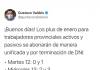 Valdés anunció el cronograma del Plus Unificado de enero, que se abona desde el martes 12