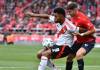 River igualó sin goles con Independiente pese a tener un hombre de más