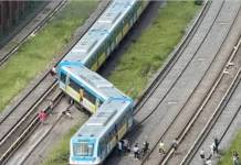 Descarriló una formación del Tren Sarmiento