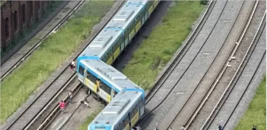 Descarriló una formación del Tren Sarmiento