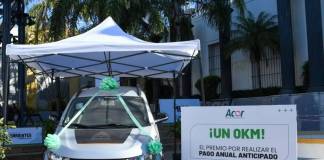 Acor entregará un 0 km a una contribuyente por el pago anual anticipado