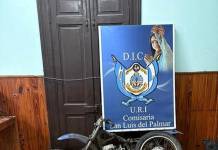 San Luis del Palmar: encontraron una moto desarmada tras haber sido robada